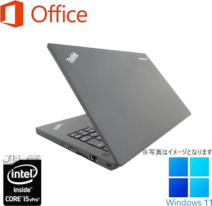 Lenovo (レノボ) ノートPC ThinkPad X250/12.5型/Win 11 Pro/MS Office